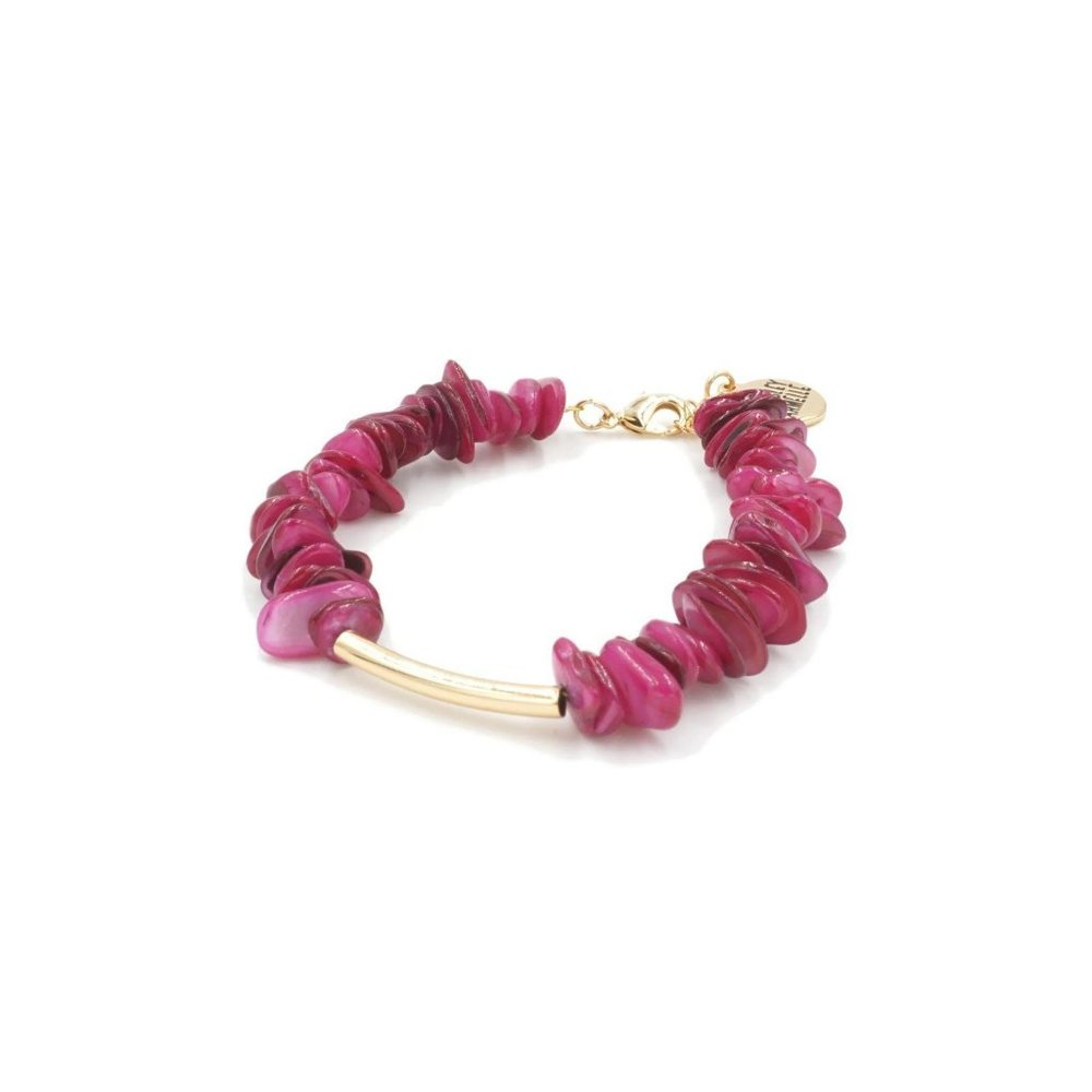 Chip Collection Raspberry Wine Bracelet